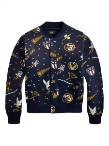 Толстовка с узором Ralph Lauren RRL, синий