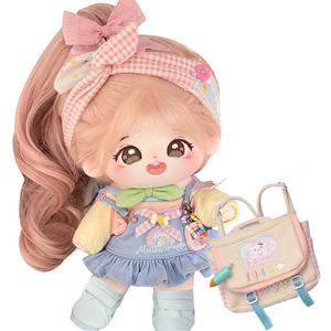 COTTON PLANET Кукла Cotton Doll Peach Blossom Bud, плюшевая кукла, высота 20 см, длина 22 см