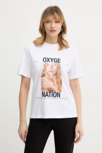 Хлопковая футболка Patrizia Pepe, белый