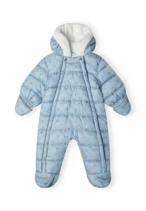 Зимний комбинезон с двойным отверстием и отворачивающимися рукавицами Minoti, Blue/Grey