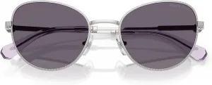 Женские круглые солнцезащитные очки Swarovski Sk7032, Silver/Violet