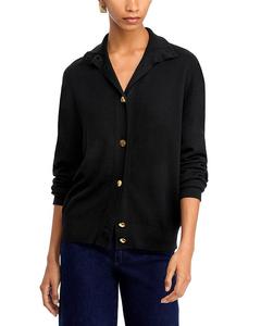 Кардиган с высоким воротом Rosetta Getty, черный