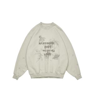 XVESSEL Свитшот унисекс экрю