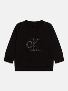Свитер Calvin Klein Monogram Logo, черный
