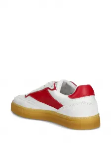 Кроссовки с кожаными вставками Copenhagen, белый