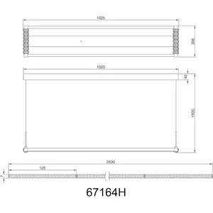 Светильник LED подвесной MARIELLA LED-модуль подвесная лампа/люстра для гостиной/стола в столовой/элегантная Globo Lighting, черный