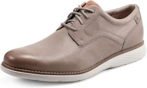 Мужские оксфорды Rockport Garett с простым носком, Taupe Leather