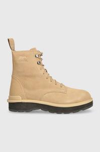 Ботинки женские Sorel высокие на шнуровке, бежевый