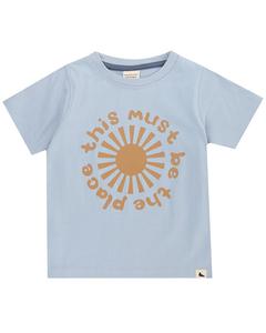 Turtledove London Футболка с принтом This Must Be Text, синий