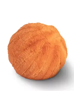 Ультрамягкая декоративная подушка в форме шарика, 10 x 10 дюймов Cheer Collection, rust