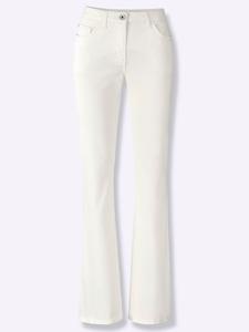 WITT WEIDEN Белые расклешенные джинсы