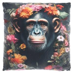 Декоративная подушка Unique Living Winter tropical, многоцветный - розовый