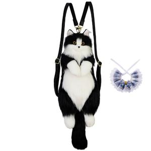 Плюшевая игрушка Cow Cat реалистичная, животное плюшевая кукла, высота 50см J&TOO