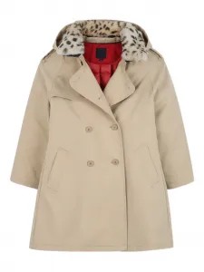 Тренч с капюшоном Givenchy Kids, нейтральный