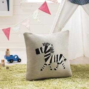 Подушка декоративная Safavieh Zazu, 20x20 см, серый / черный