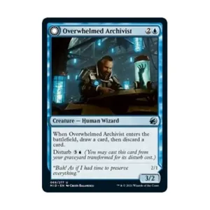 CCG Потрясенный архивариус (U), MTG - Innistrad - Midnight Hunt