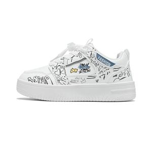 Антискользящие износостойкие детские скейтерские кроссовки Kids' KINDDOG, белый