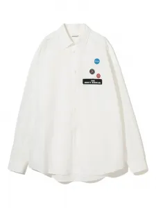 Хлопковая рубашка Undercover, белый