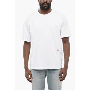 Футболка с круглым вырезом и принтом на спине RED TAG Cotton T-BOXT-N11 Diesel, White