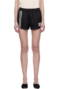 Шорты из атласа Black Line Kijun