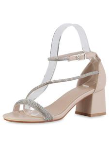 Сандалии на плоской подошве VAN HILL Riemchensandaletten Emily, бежевый