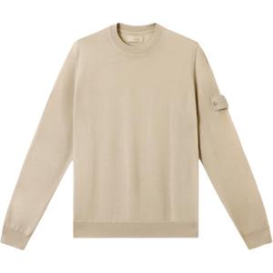 Свитер с нашивкой-логотипом STONE ISLAND, бежевый