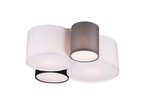 Светодиодный потолочный светильник meineWunschleuchte, 47x50x21 см, серый/черный глянцевый/белый