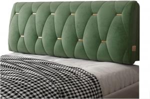 Подушка-подголовник для кровати LIANGJUN, толщина 10 см, мягкая губчатая набивка, декоративная подушка для мебели, поддерживающая поясницу для отелей и больниц (цвет: зеленый, размер: 120x60x10 см) CHIAPERINI, Green