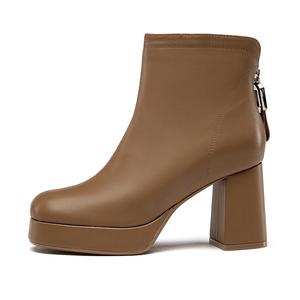 Женские ботинки 8.3см YEARCON, светло-коричневый