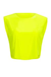 Спортивная футболка Winshape Functional Light Cropped Top AET115, цвет neon gelb