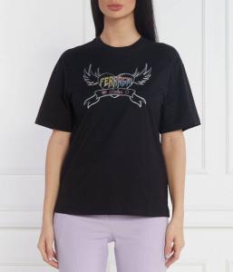 Футболка женская Chiara Ferragni с декором, черный