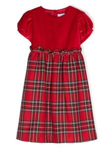 Siola клетчатое платье, красный