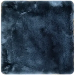 Чехол на подушку Dreams «Овчина», (1 шт.), искусственный мех, квадратный, 50х50 см, можно стирать, мягкий и приятный, серый