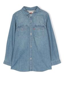 Levi's Kids футболка с накладным карманом, синий