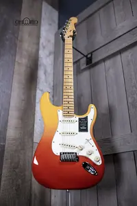 Электрогитара Fender Player Plus Stratocaster с грифом из клена, цвет Tequila Sunrise 0147312387