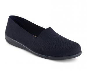 Женские мокасины Top Comfort из текстиля темно-синего цвета Andrea, темно-синий