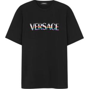 VERSACE Футболка унисекс черная