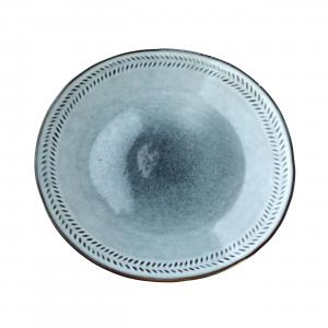 Mondex Десертная тарелка, базовый цвет «Природа», синий, 21,5x21,5x2,5 см, керамика
