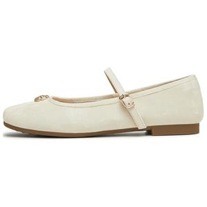 Туфли Мэри Джейн на плоской подошве женские Teenmix, Beige