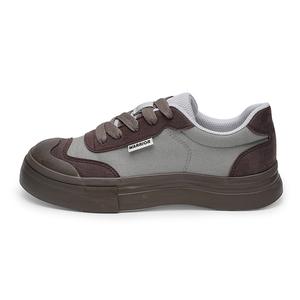 Низкие повседневные кроссовки Unisex Gray Coffee WARRIOR, серый