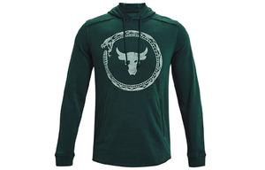 Project Rock Толстовка мужская зеленая Under Armour, зеленый