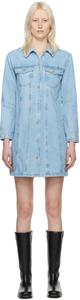 Синее джинсовое мини-платье Alpine A.P.C.