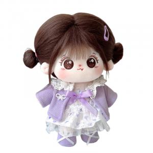 Хлопковая плюшевая игрушка Meow Dolls высотой 20 см MENGWAGONGDIAN