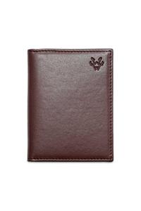 Двойная визитница на 6 карт Watson & Wolfe, коричневый