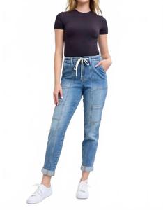Спортивные брюки On A Roll средней степени стирки Judy Blue, Medium Wash