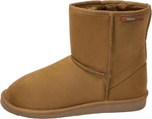 Женские короткие зимние ботинки Alpine Swiss Laura | Ботинки до щиколотки с искусственным замшем и шерповой подкладкой | Теплые, удобные, с противоскользящей подошвой | Стильная обувь для осени и зимы, Chestnut