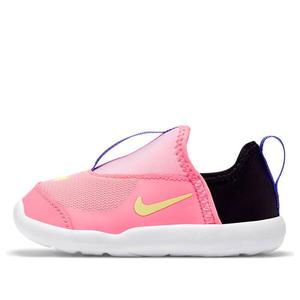 Кроссовки lil' swoosh 'pink black' Nike, розовый