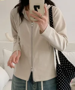 Толстовка на молнии с капюшоном Aimoha - Select -, цвет Light Beige