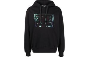 Худи с логотипом VERSACE JEANS COUTURE, черный