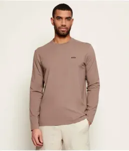 Футболка с длинным рукавом regular fit Boss Green, коричневый